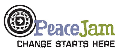 peacejam change starts here logo