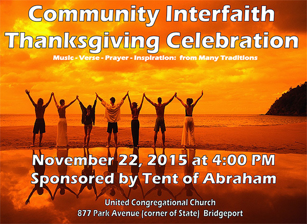 community interfaith thanksgiving celebration